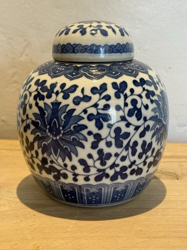 Vintage ginger jar - jar., temple