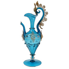 Murano Salviati Glass Ewer