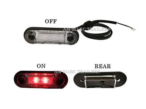 Red hella style led - flush, fit