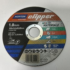 Multi Purpose Cutting Disc, Norton Clipper, 125 x 1 x 22mm