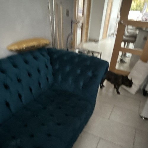 Blue chesterfield tufted - blue,