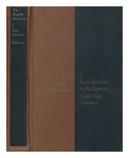 JEFFS, ROBIN Fast sermons to Parliament reproductions in facsimile Vol. 1 Nov