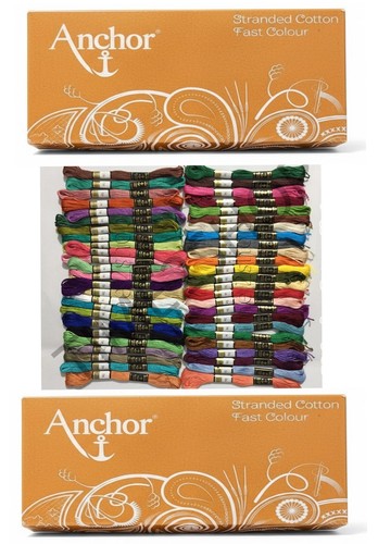 Anchor solid stitch skeins - 50,