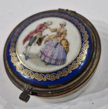 Antique Porcelain Compact