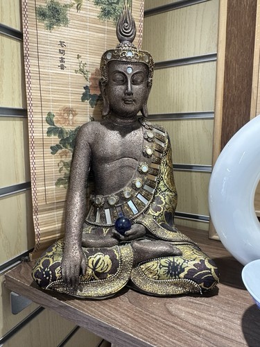 Large decorative seated buddha - decorative,