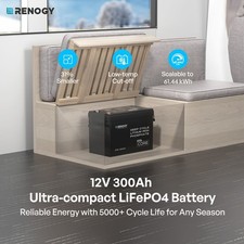 Renogy 300Ah 12V LiFePO4