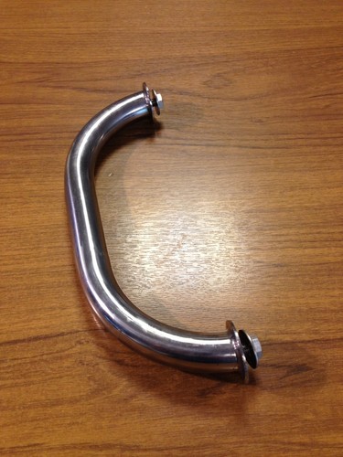 Stainless steel hand rail grab - steel,