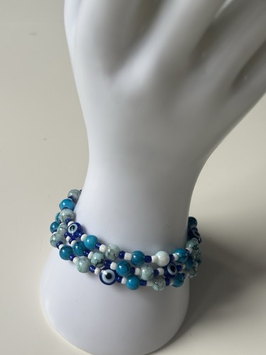 Handmade memory wire bead evil - memory,