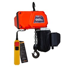 660 lb 110~120V 1 Speed Mini Electric Chain Hoist 10 ft. Chain H1 Duty