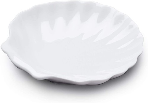 Porcelain shell dish ideal as - ideal,