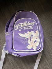 Billabong Australia Rucksack/Backpack Lilac Hiking Walking Skating School Bag