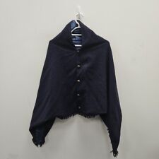 Dubarry  Pirouette Clover Pure Wool Navy Warm Country Cape Poncho One Size