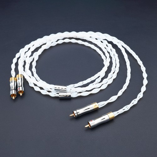 Pair pure silver rca cable - rca,
