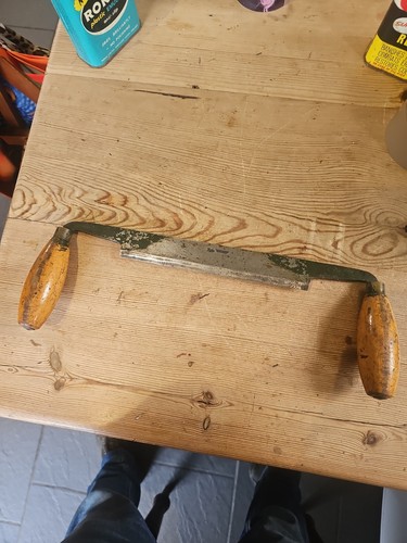 Vintage drawknife plane with - vintage,