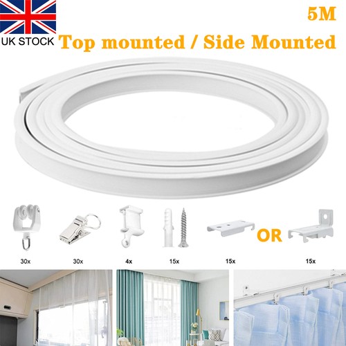 Flexible curtain track for - flexible,