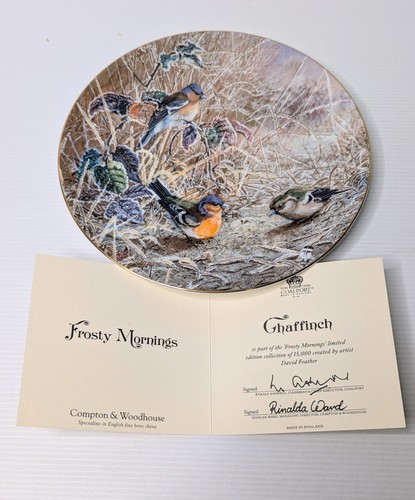 Coalport chaffinch frosty - chaffinch,