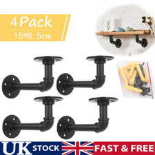4X Pipe Shelf Brackets