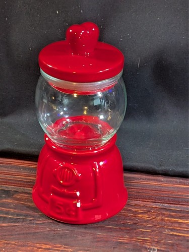 Red small gumball machine - small,