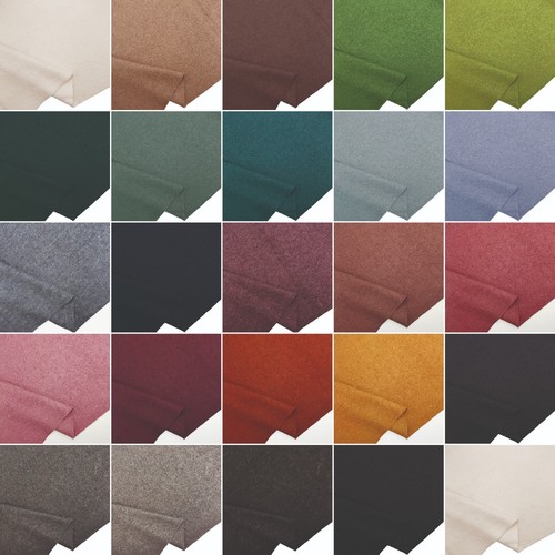 100 boiled wool fabric plain - 100%,