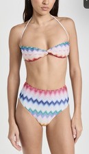 NWT Authentic Missoni Bandeau bikini set Size 36 IT (XS)