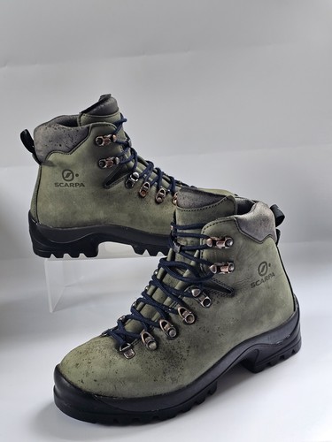 Scarpa green nubuck leather - scarpa,