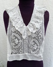 Antique Filet Lace Ruffled