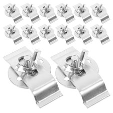 20 Pcs Stainless Steel Undermount Sink Fixing Clips Support Brackets for Basin
