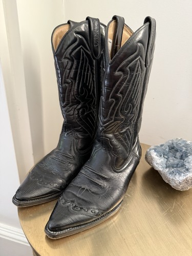 Black leather vintage sancho - vintage,
