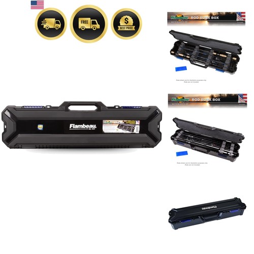 Fishing rod storage box black - fishing,