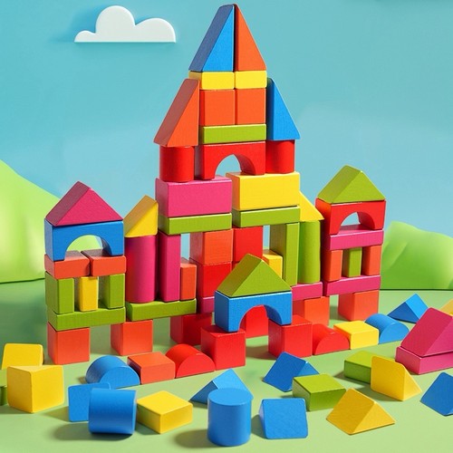 Rainbow stacking block - rainbow,