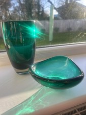 Whitefriars Vase and Dish In