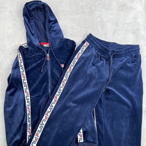 Fila velour tracksuit set - velour,
