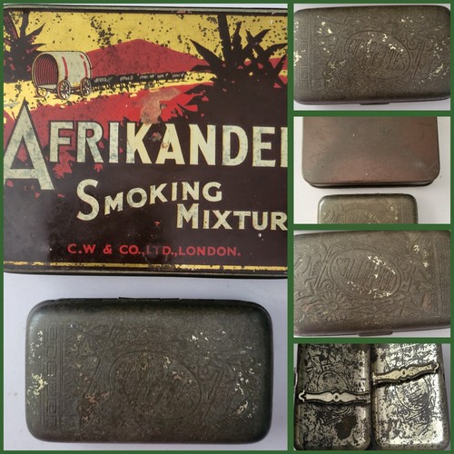 Vintage afrikander smoking - afrikander,
