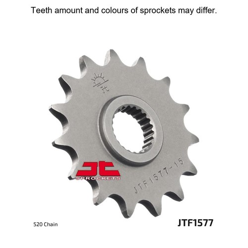 Steel front sprocket - front, 15t