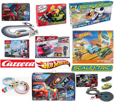 Scalextric/Carerra/Hot Wheels/PJ Masks/Real FX Racing Race Track Car Sets