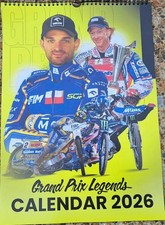 GRAND PRIX LEGENDS--2026--SPEEDWAY CALENDAR--NEW IN