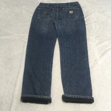 Carhartt Jeans Mens 34x32 Blue