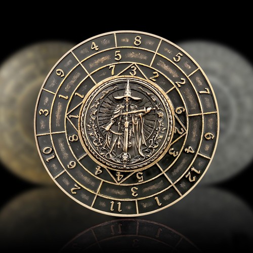 Dnd spinner dice 1 metal - 7-in-1,