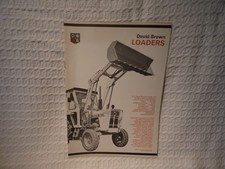 Vintage David Brown Tractors Loaders Advert Sales Brochure Leaflet Book