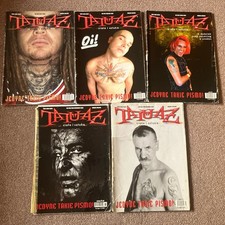 Tatuaz Tattoo Magazines x5. Polish. 2003-2007