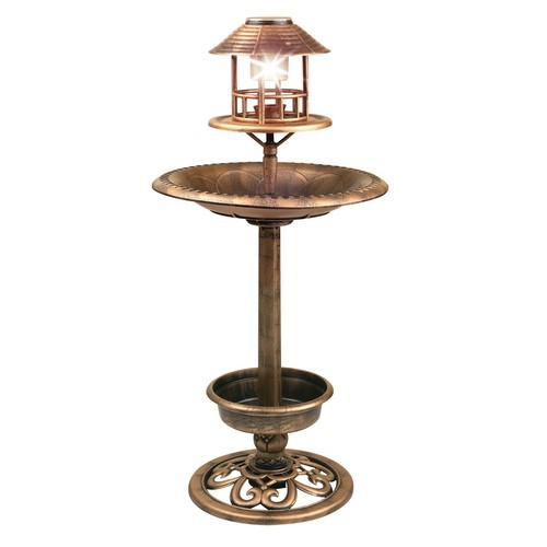 Bird hotel feeder bath with - feeder,