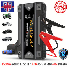 8000A Car Jump Start Power Pack 25000mah Power Bank Battery Charger 12V UK STOCK