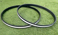 22'' Vintage PREMIER Bass Drum Hoops (PAIR)