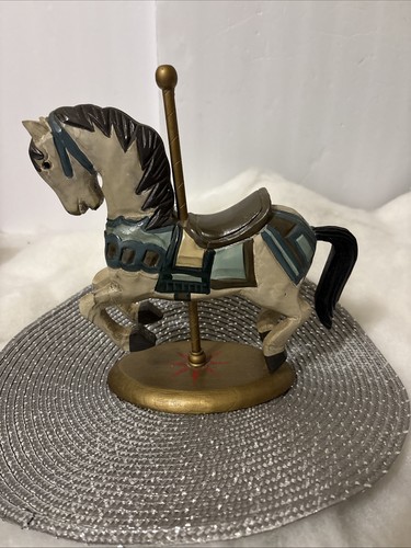 Antique wood carousel horse - wood,