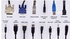 HDMI, VGA, SCART, POWER LEADS