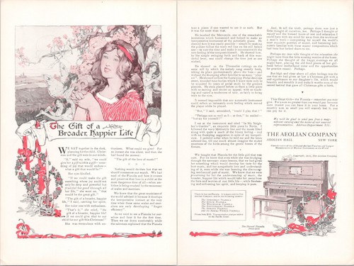 Aeolian company 1915 - print, ad