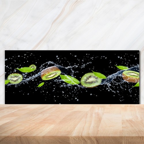 Kitchen glass splashback - kitchen,