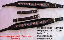 6 cm accordion straps, straps, Bretelles p. accordion, accordion straps