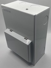 Metal 4 Way garage shed consumer unit distribution board Fuse Board RCD 80Amp