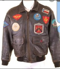 Avirex G1 Leather Flight Jacket (Large)